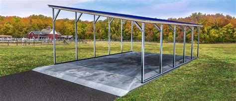 Loafing Shed for Sale is now available at your doorstep, based on your requirements and. . Single slope carport kit